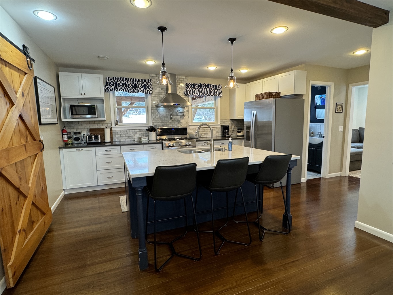 Bright and open kitchen