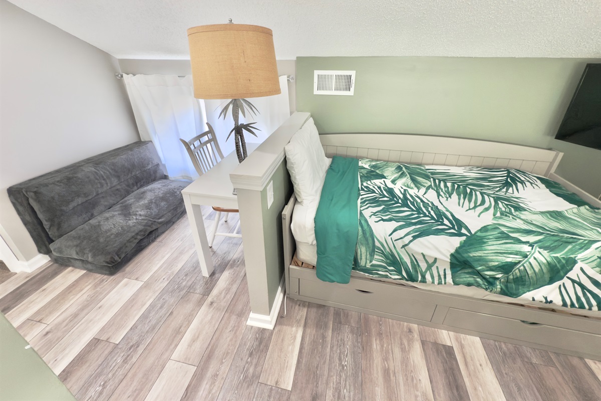 Trundle Twin bed in Loft