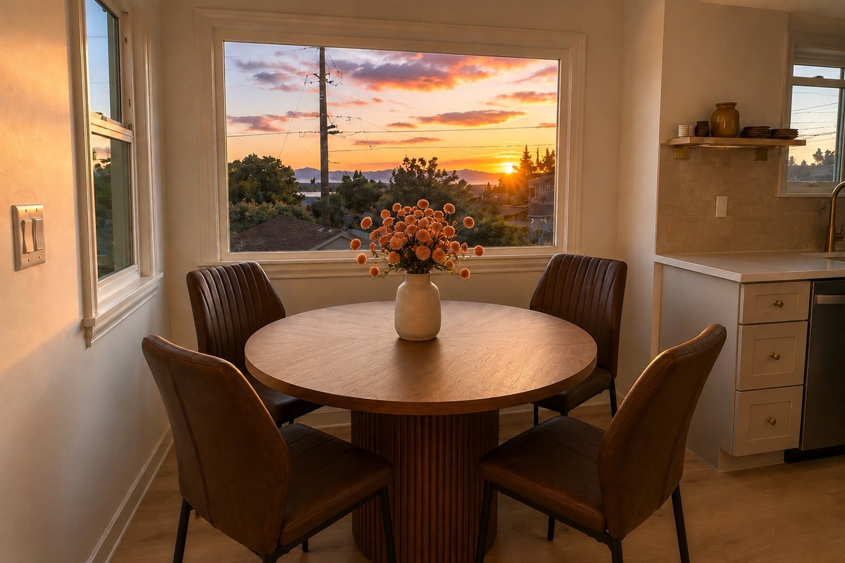 Main floor dining nook 