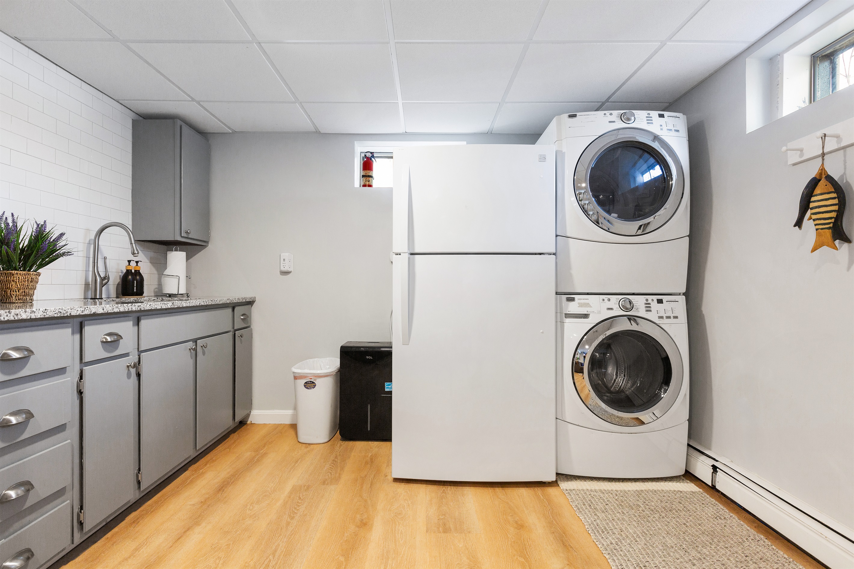 Our laundry area is stocked with everything you need to keep your clothes fresh during your stay.