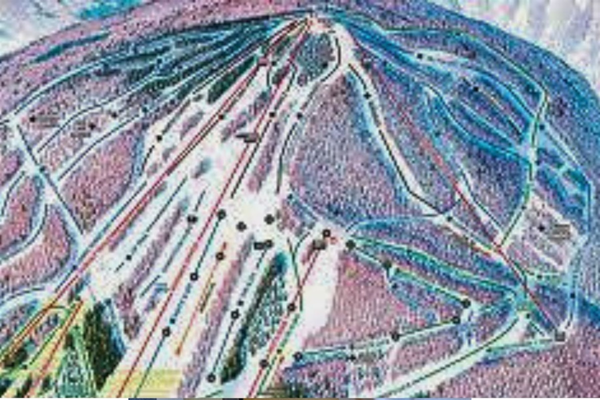 Ski Trail map for Cranmore mountain! 