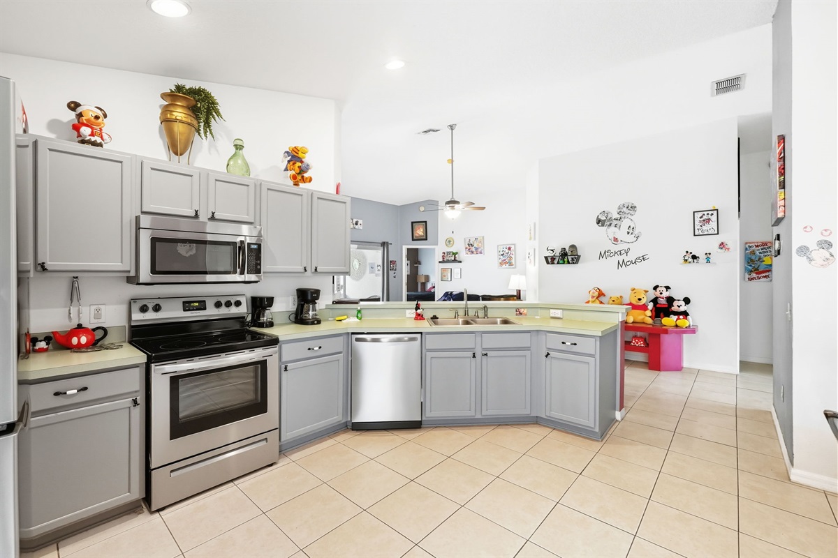 Full Stocked Kitchen