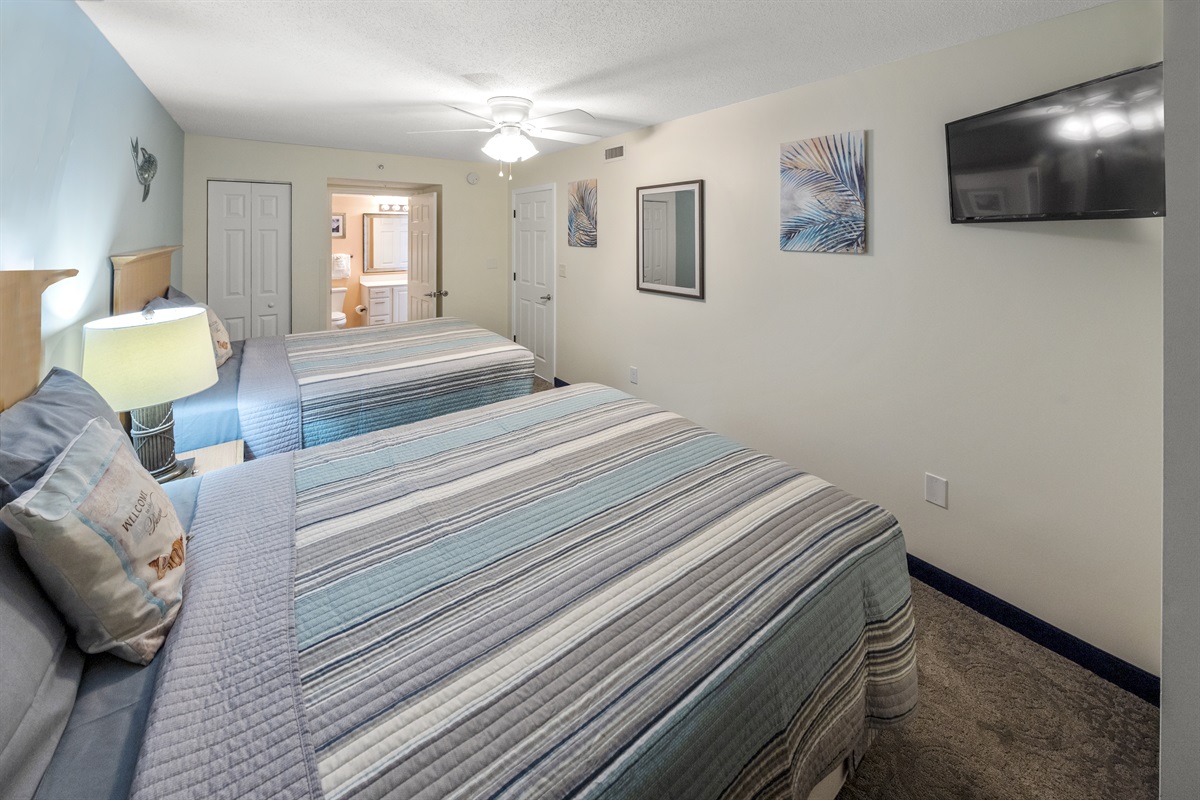 Queen beds in 3rd Bedroom