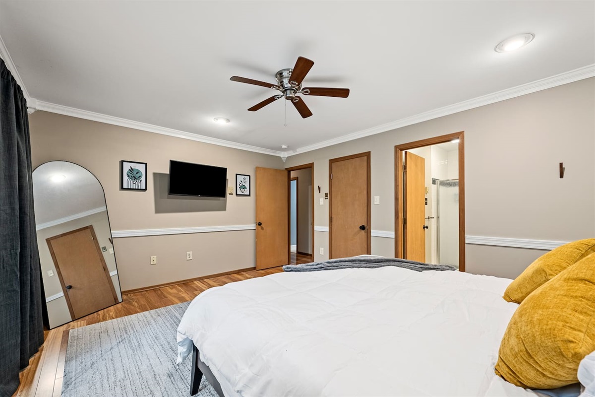 [Bedroom 1] - note that this bedroom does not have an accessible closet.