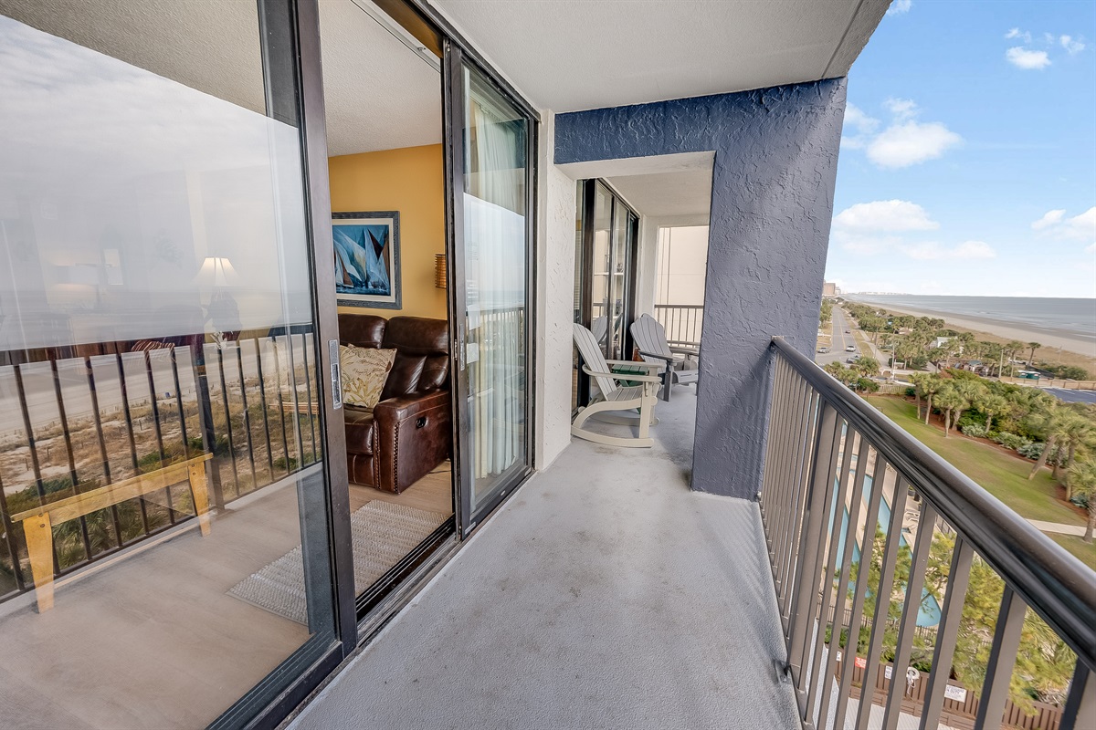 Amazing View from the Balcony!