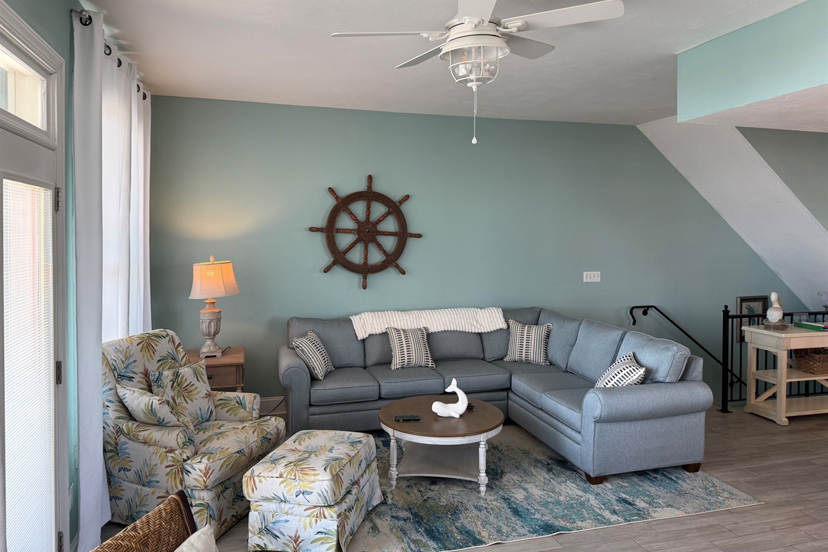 Updated Comfortable Seating in Living Room