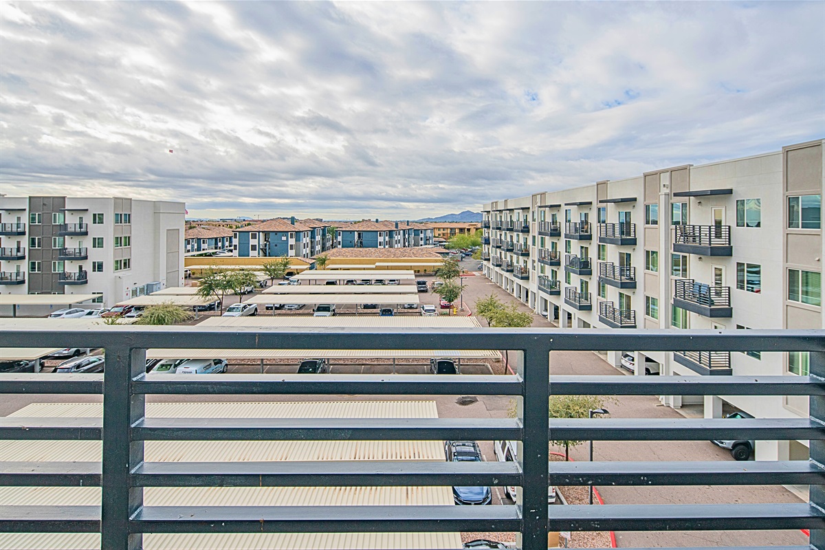 Patio views for days.