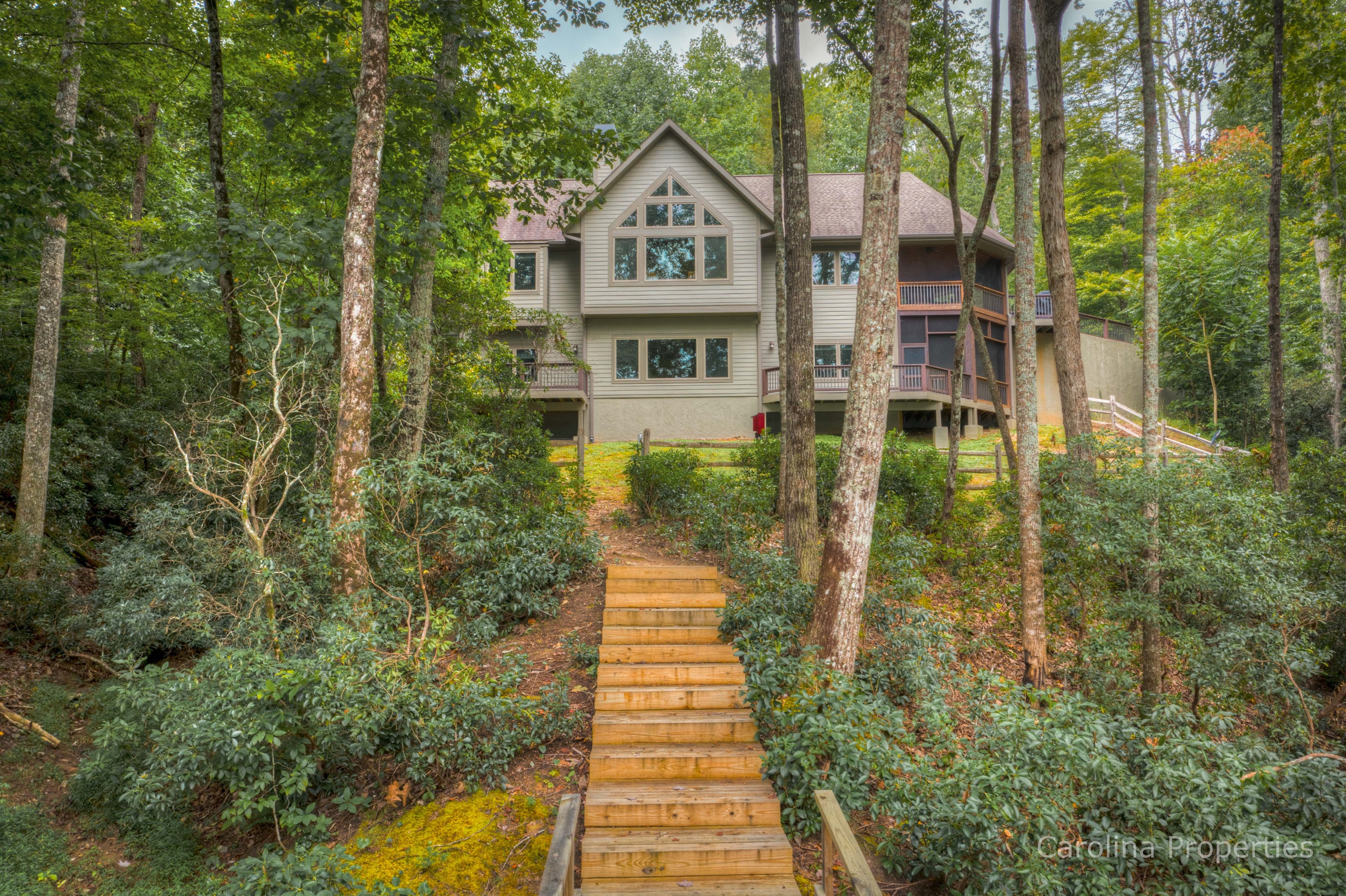 View of the home from the lake. Beautiful!