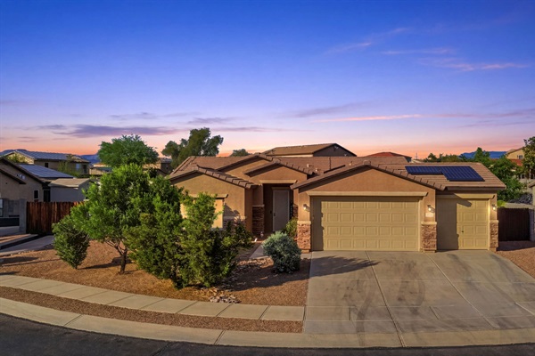 Sunset View from front of the house