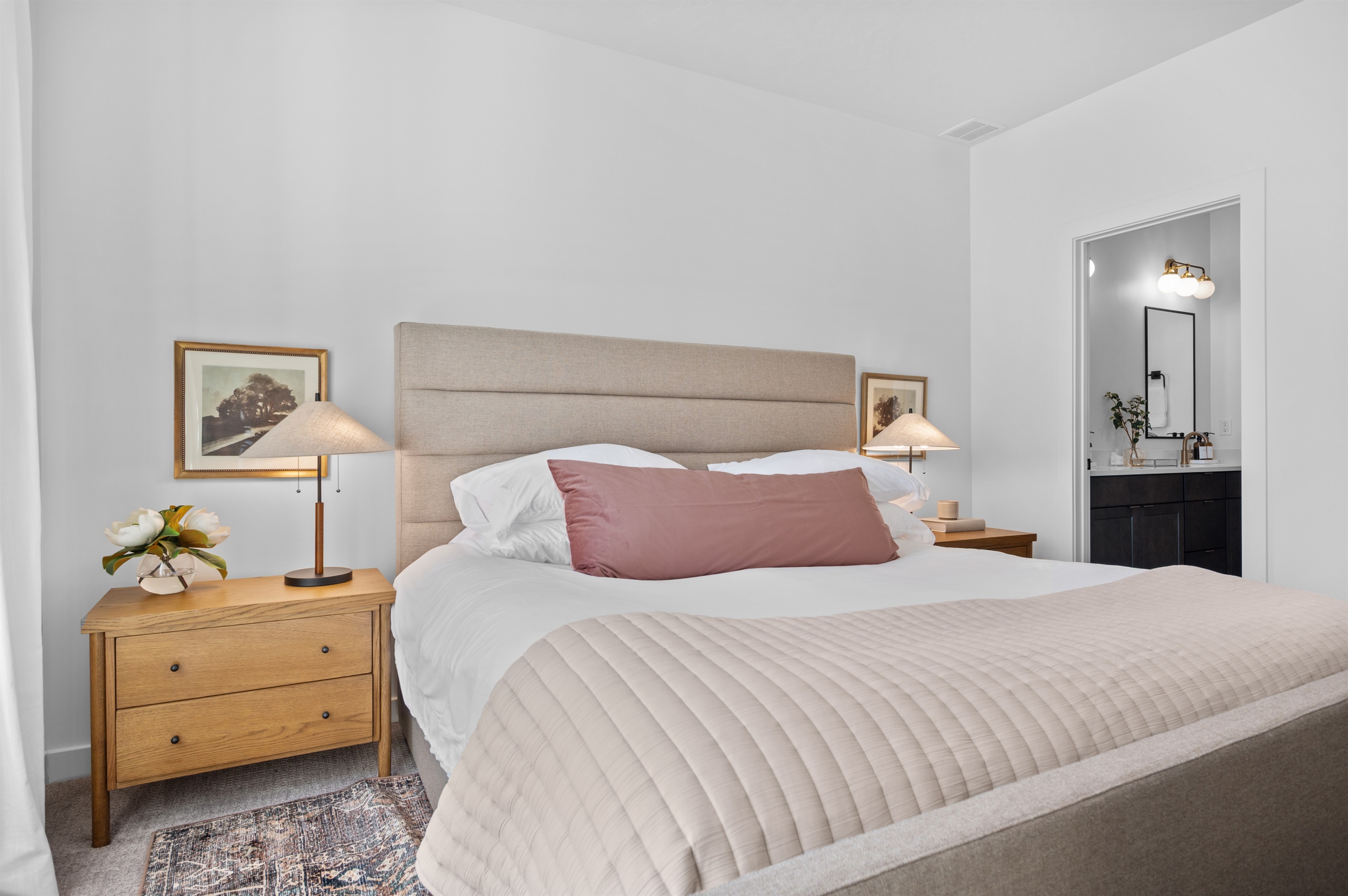 Primary suite includes a private en-suite bath for convenience.