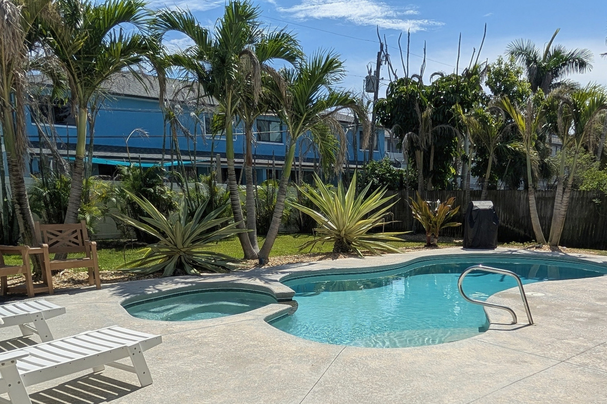 Back yard pool