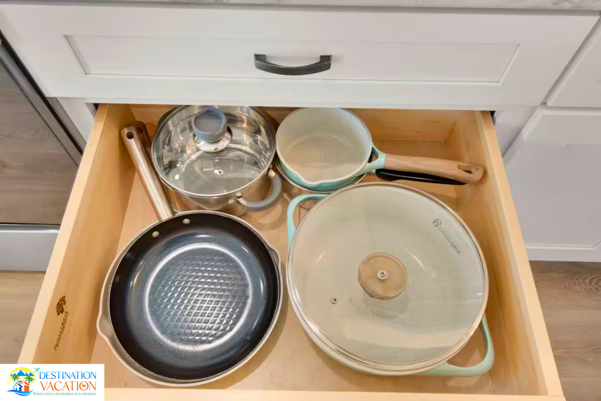 Practical organization meets effortless vacation convenience.