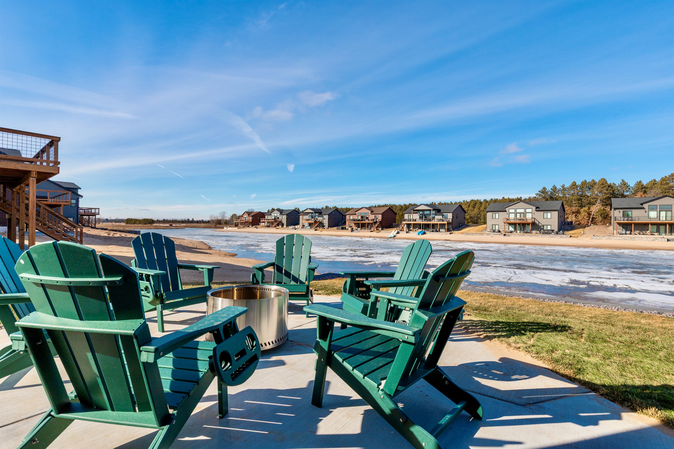 Outdoor area w/solo stove fire-pit