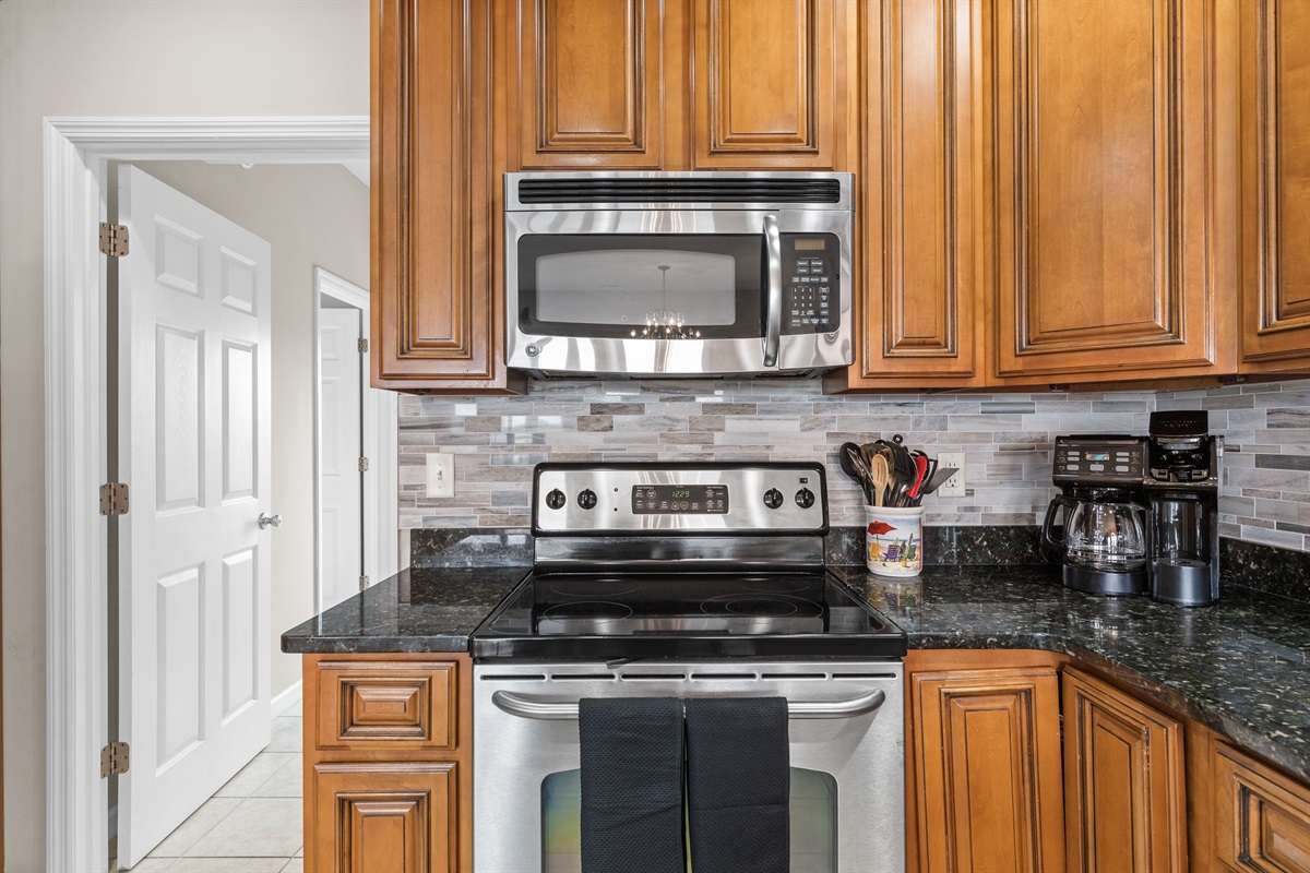Cook with ease in a fully equipped kitchen made for group stays
