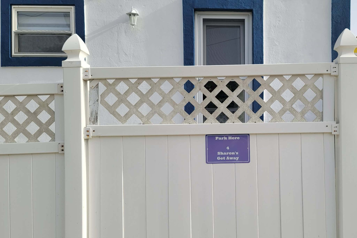 Free reserved street parking for 2 apartments