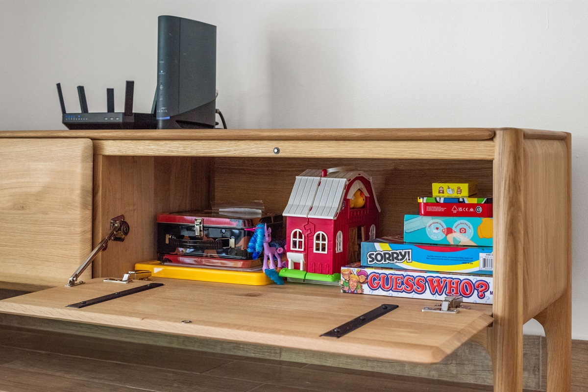 Stocked with some fun toys and games to keep the whole family busy