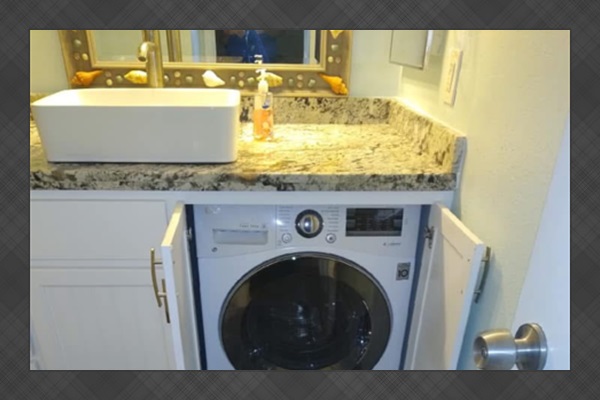 Washer dryer in unit for your use