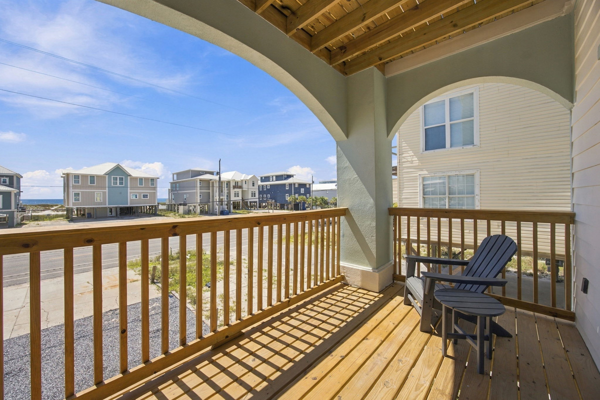 Step outside for peaceful moments and scenic views.