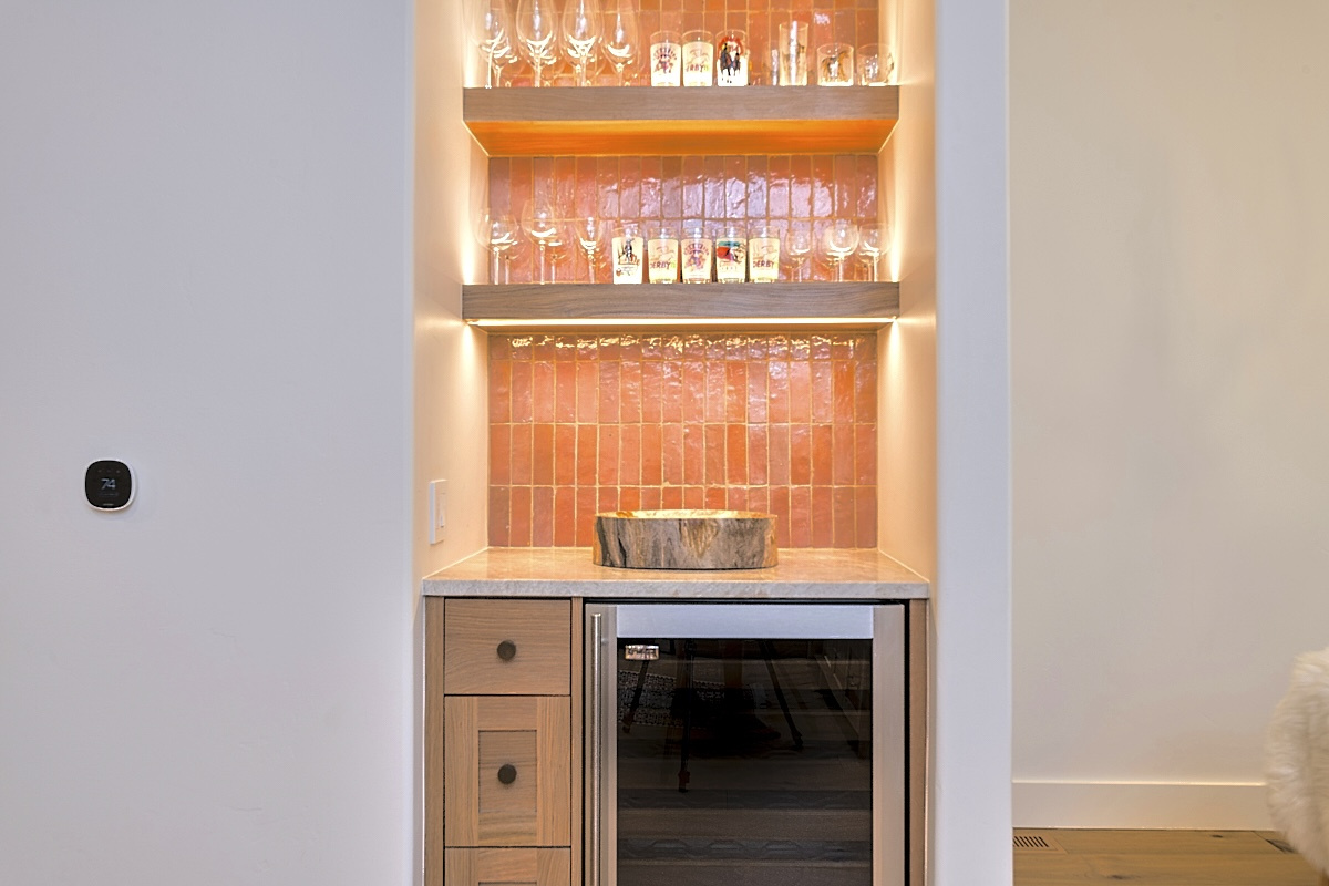Bar Area with Wine Cooler