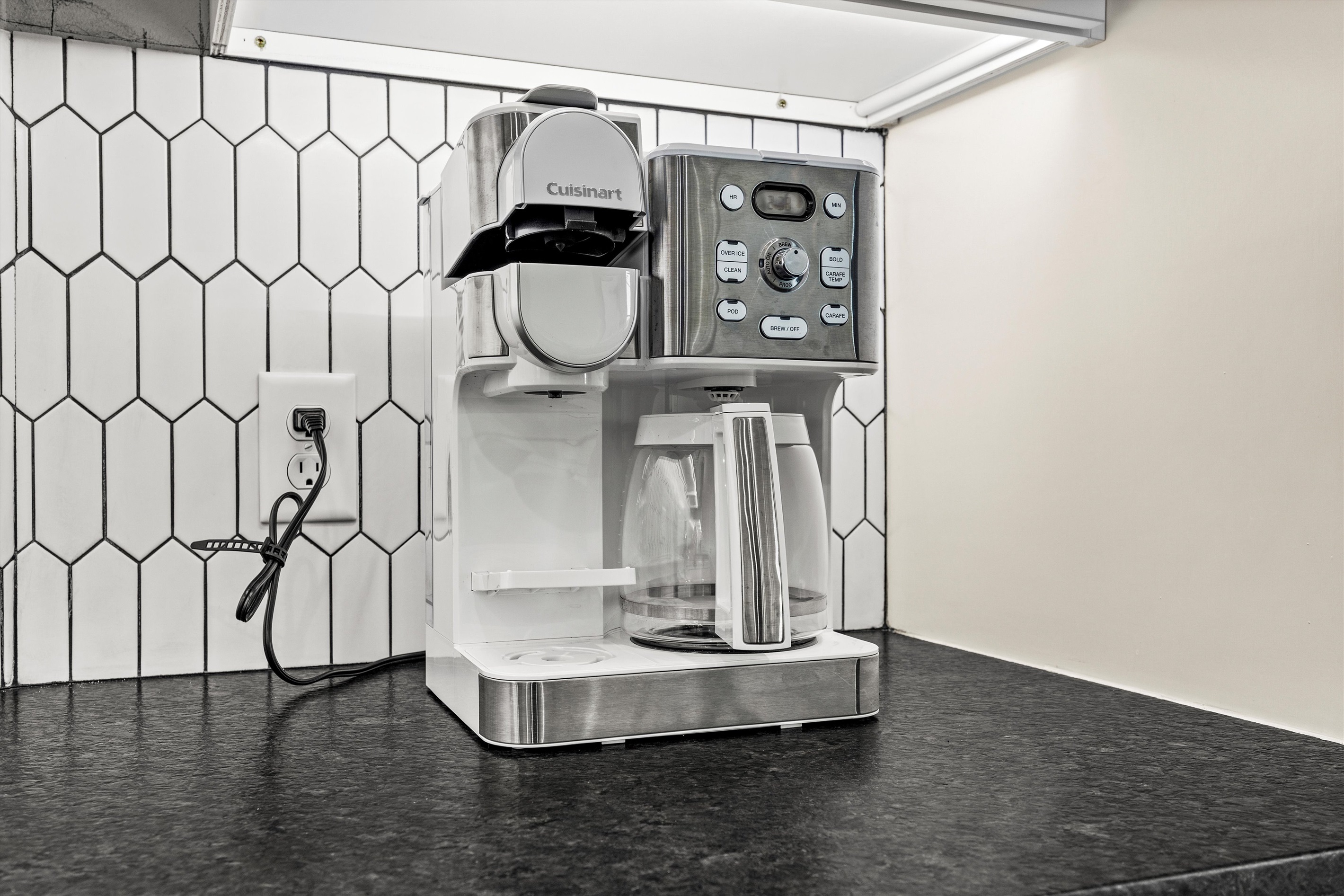 Coffee Corner: Brew up your perfect vacation mornings with our stylish, versatile coffee station!