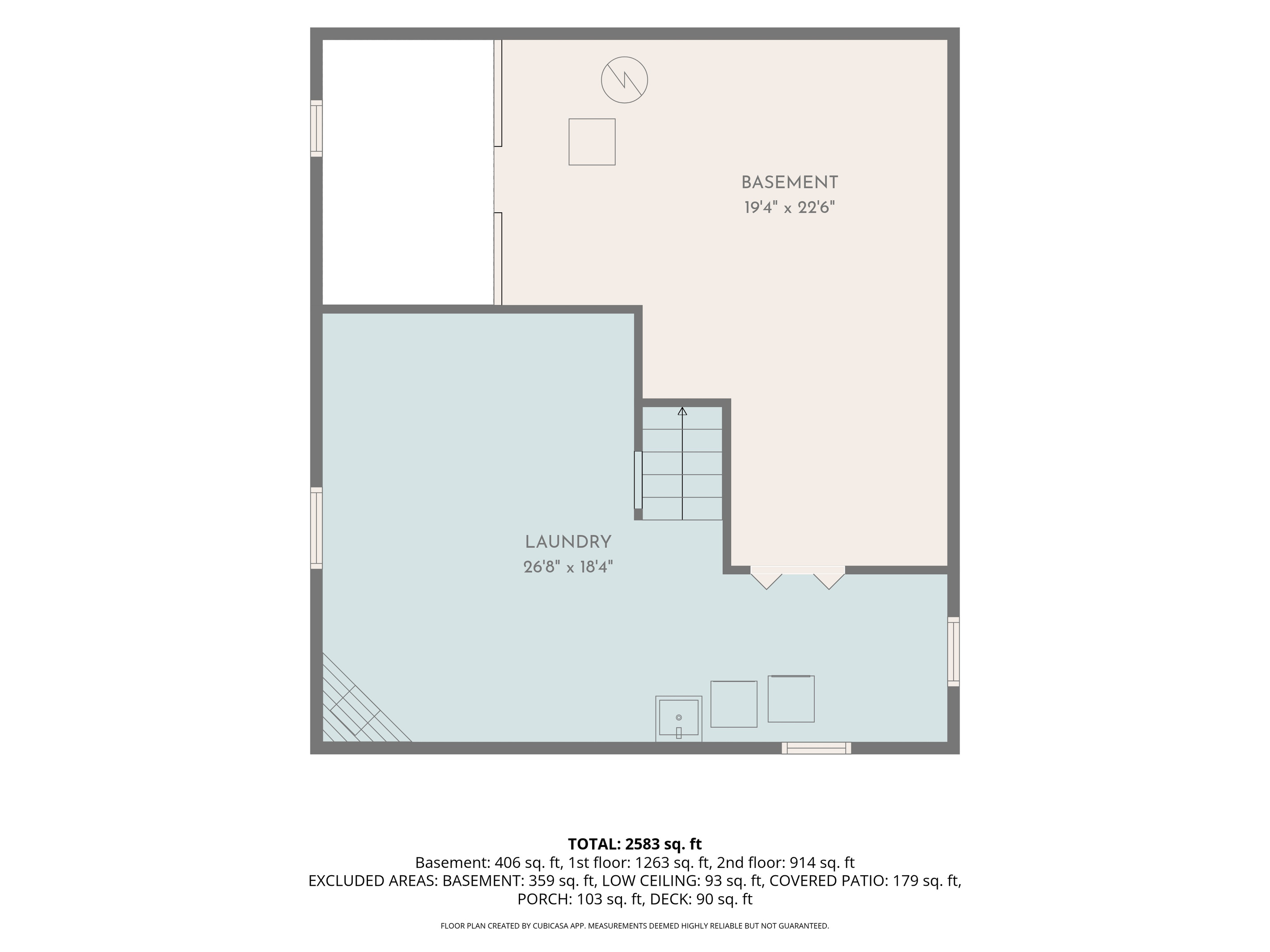Lower level layout