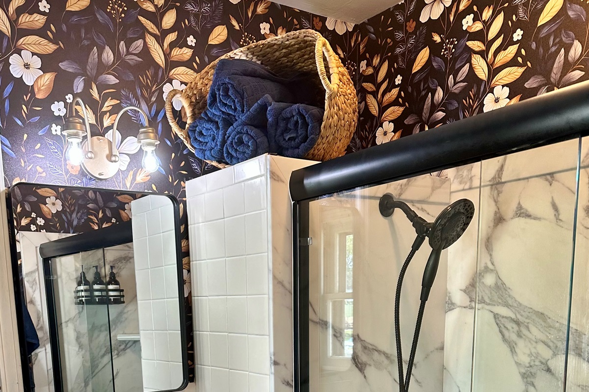 Newly renovated bathroom