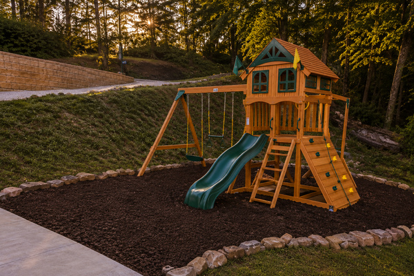 New Outdoor Playground
Our newest addition for little adventurers! A rustic wooden playground tucked into the natural mountain landscape, giving kids their own space to climb, swing, slide, and play while enjoying the beauty of Green Peaks Chalet.