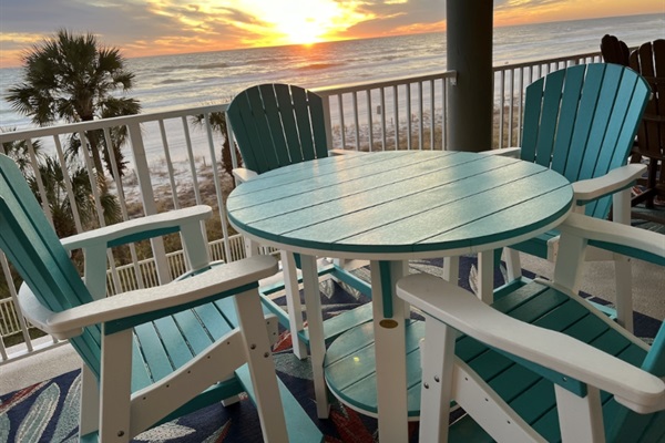 Comfortable outdoor seating