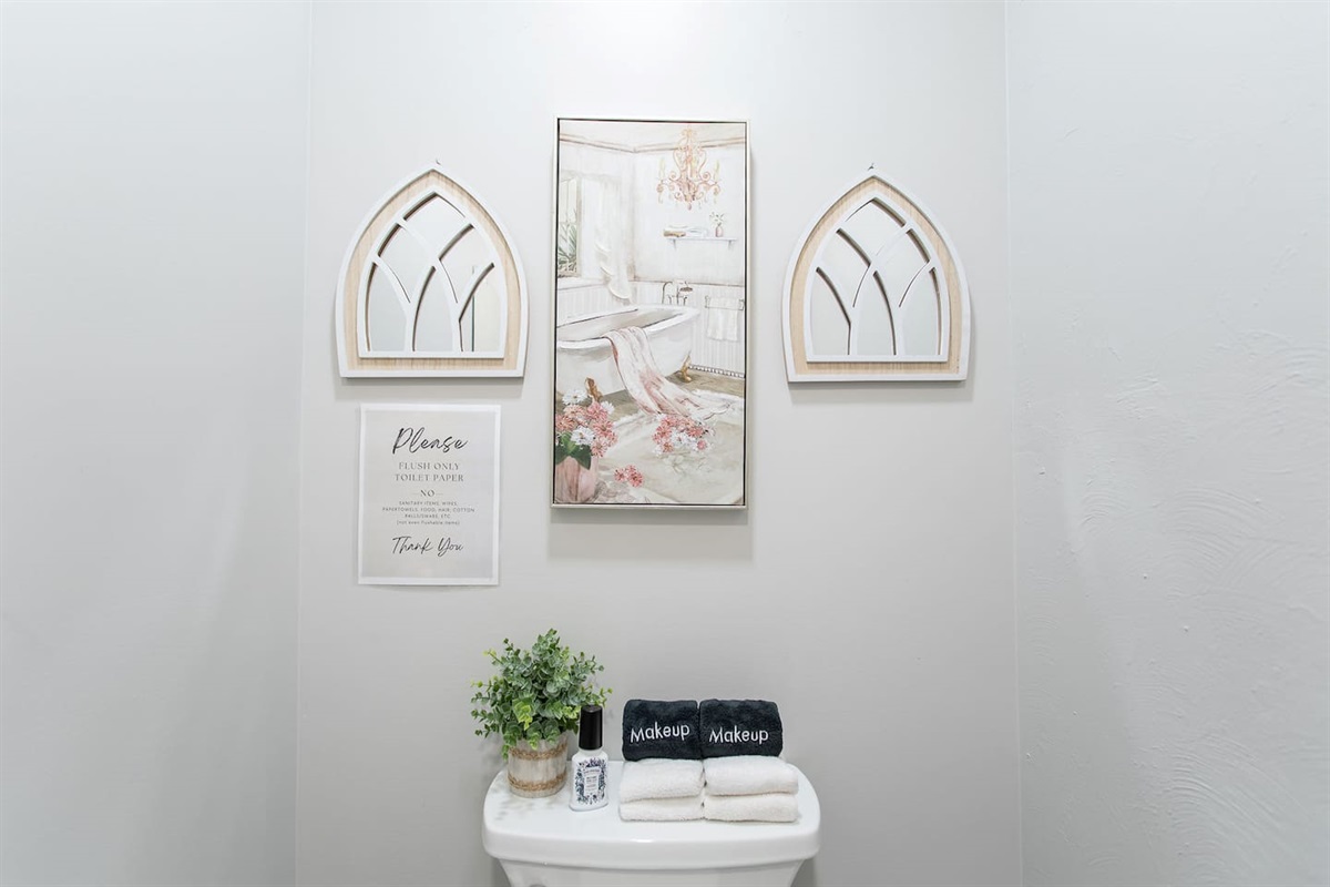 You’ll also find a handy half-bath on the first floor.