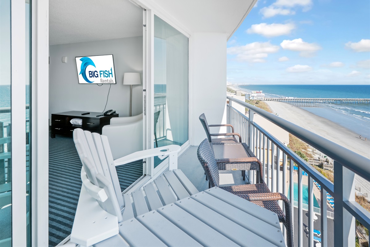 Breathtaking Views from Balcony!