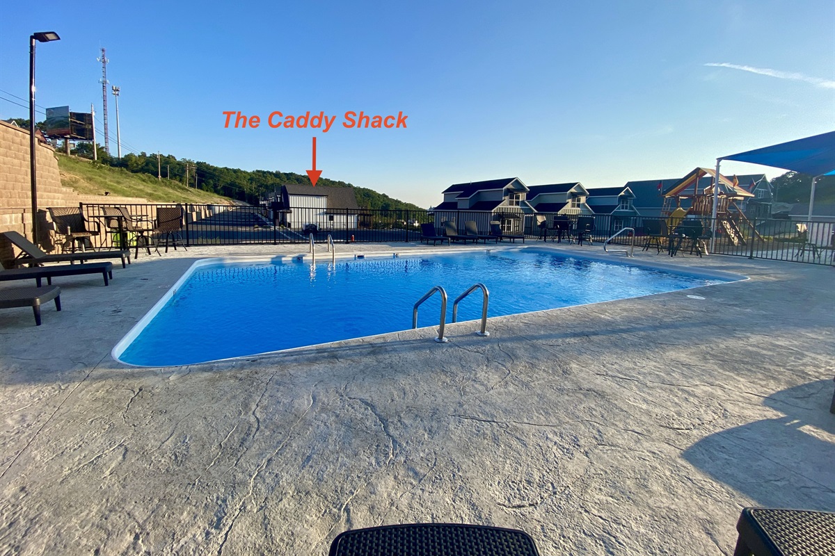 Community Pool - The Caddy Shack seen in background