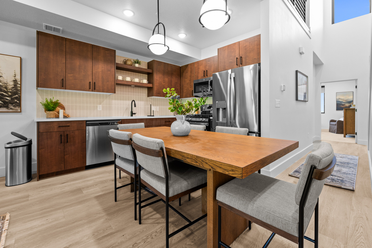 Modern kitchen designed for both convenience and entertaining.
