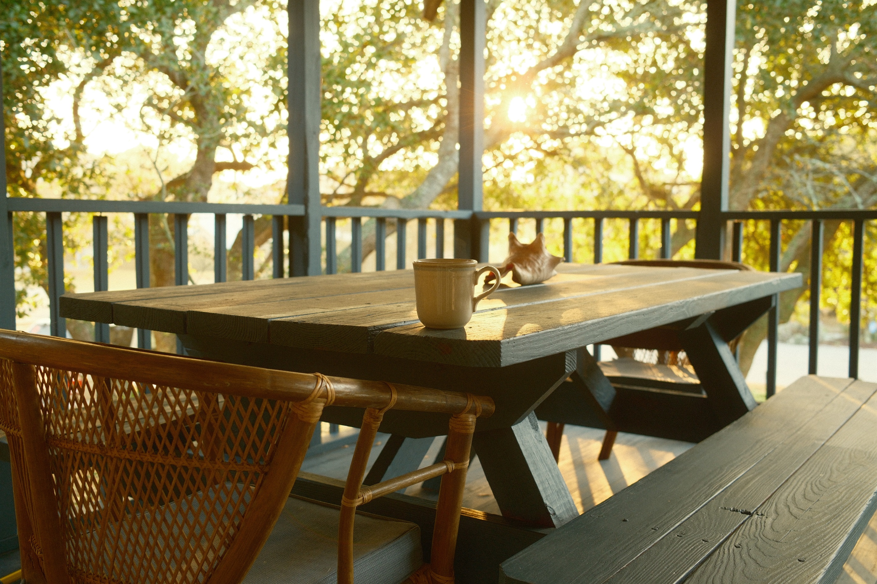 Good morning - first coffee at first light.  