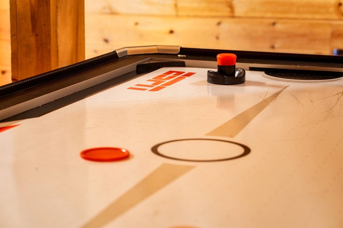 Small air hockey game
