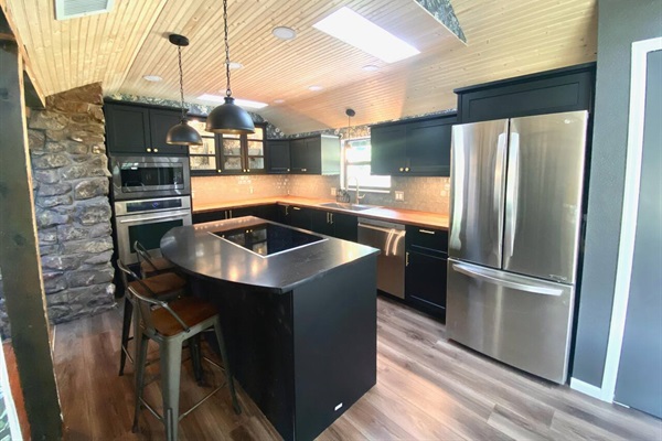 Newly renovated kitchen.