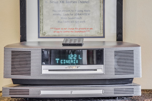We recently added a Bose sound system