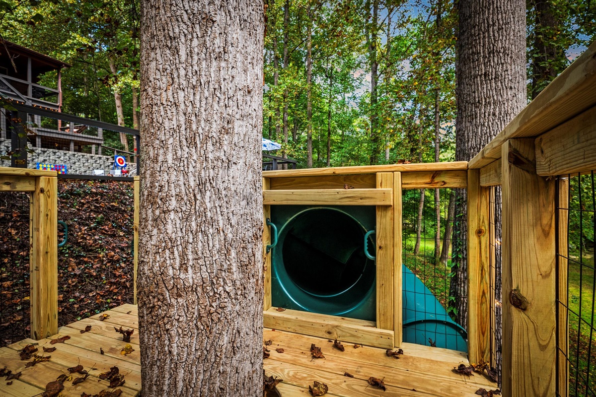 From climbing walls to twisty slides, this play structure a kid’s dream come true!