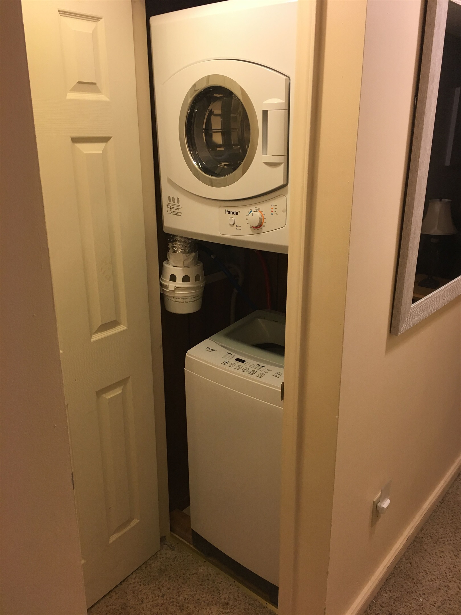 Washer and dryer is located in the condo for your convenience.