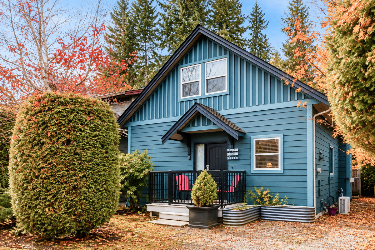Cottage exterior. Your home away from home! 