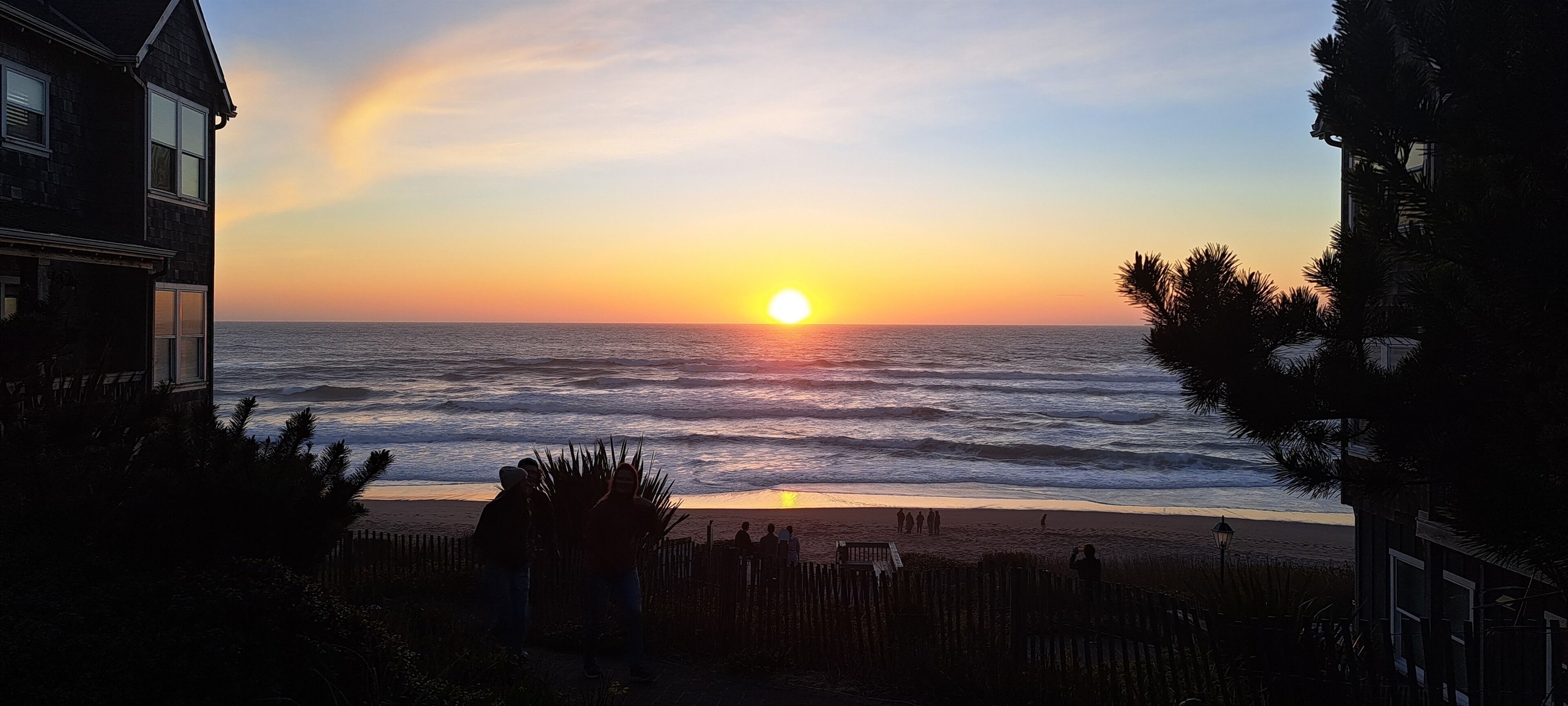 Take in the beautiful sunsets from our Bella Beach community deck just a 3-minute stroll from cottage.