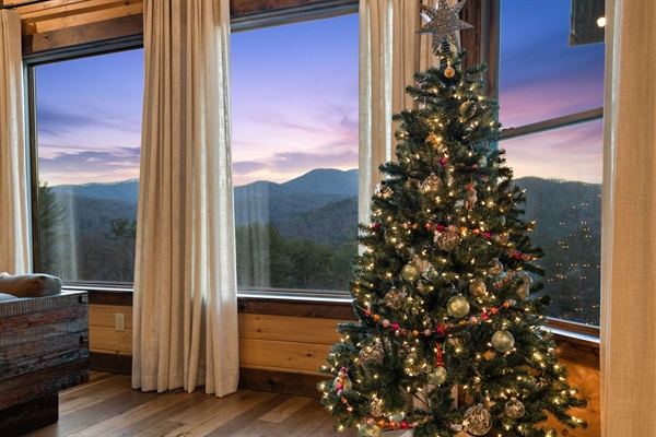 Where warm holiday charm and majestic mountain scenery come together.