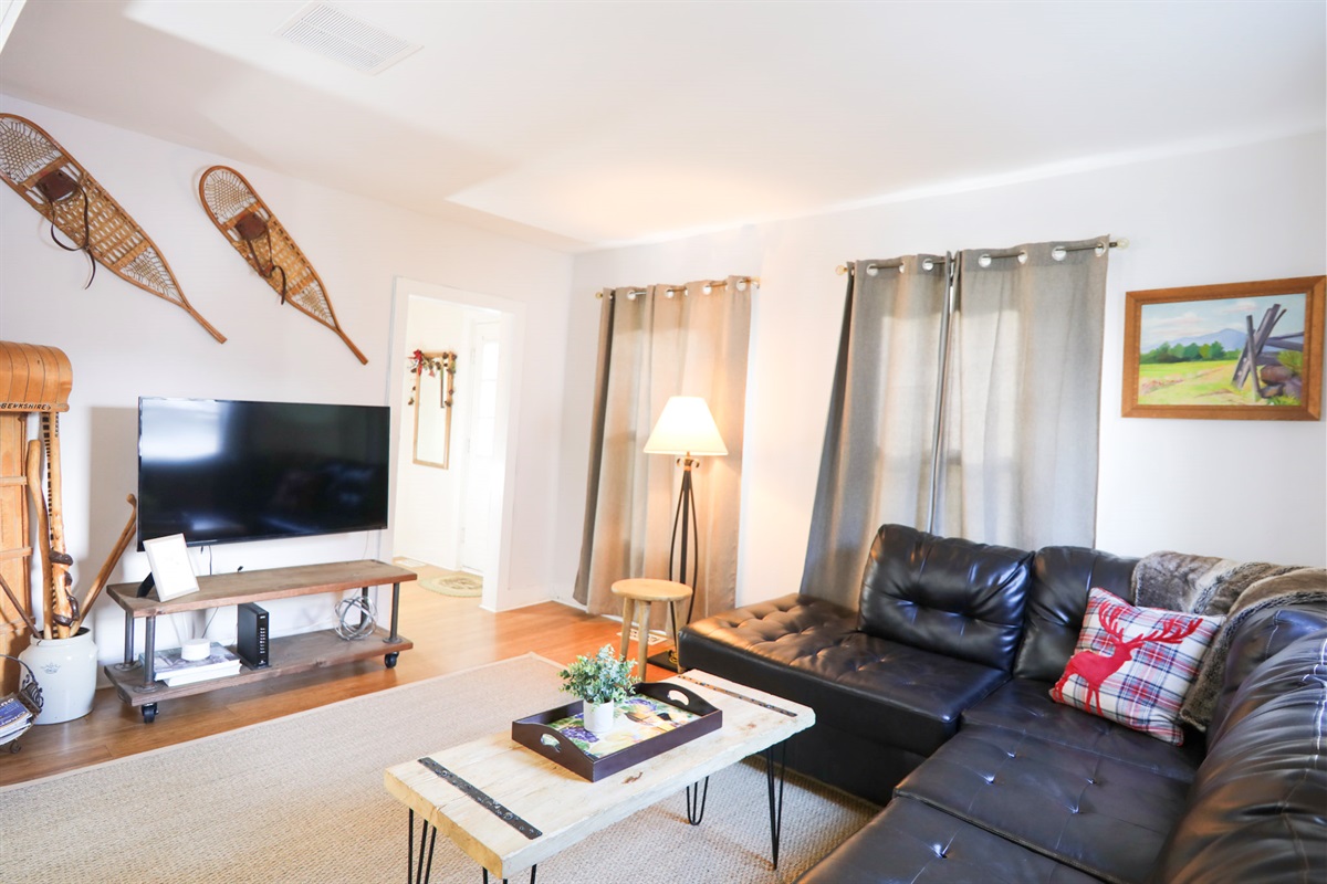 Cozy large seating area