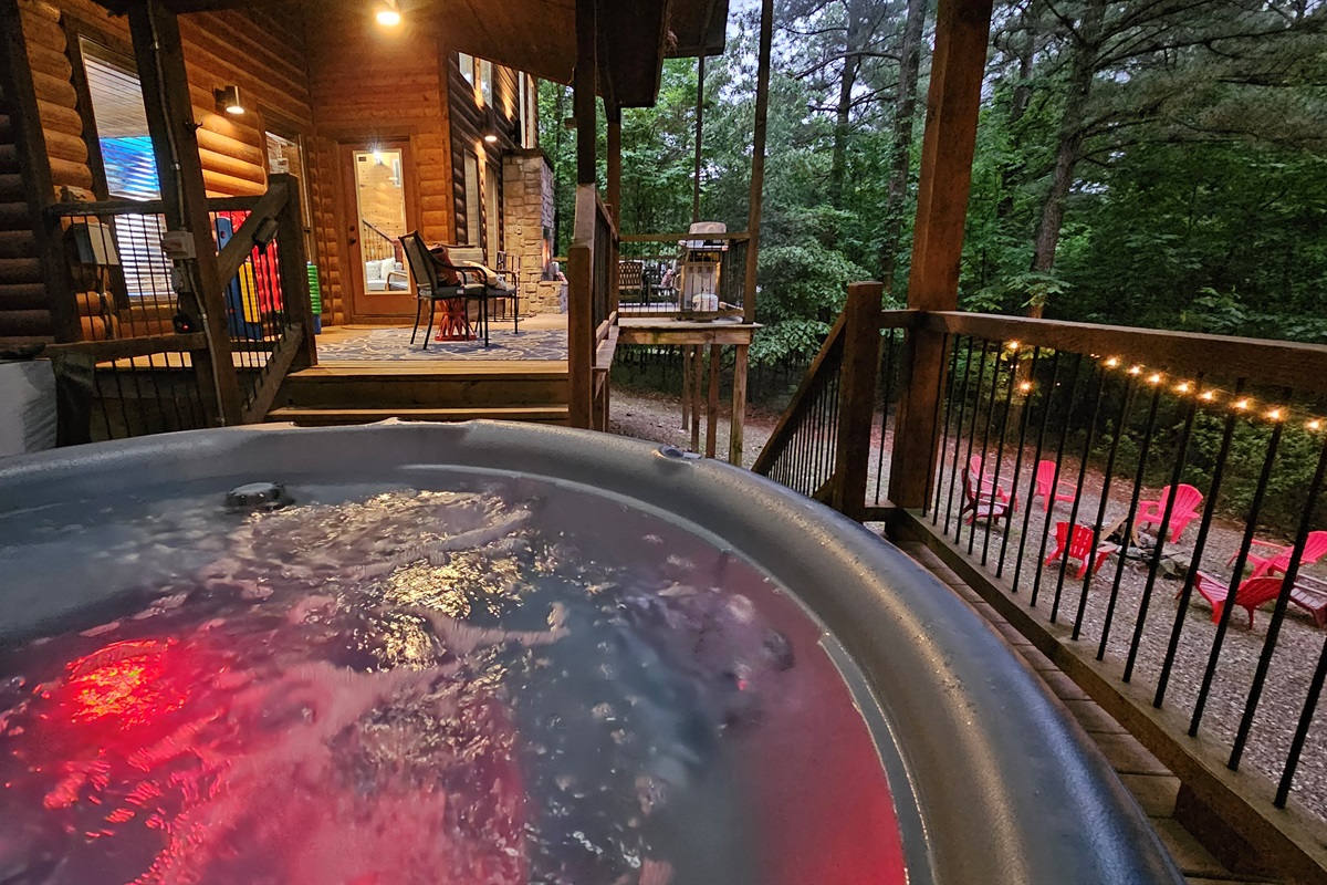 Hot Tub Oasis: Unwind in nature’s embrace with a private hot tub and forest views!