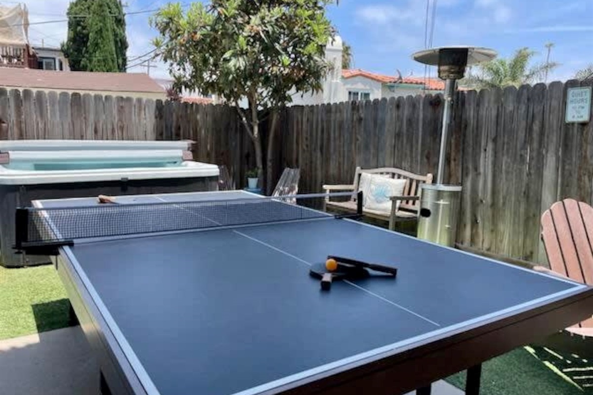 Ping pong is a wonderful way to get the whole family engaged :)