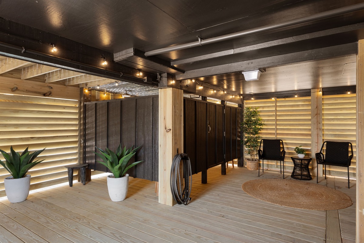 Two Person Outdoor Shower