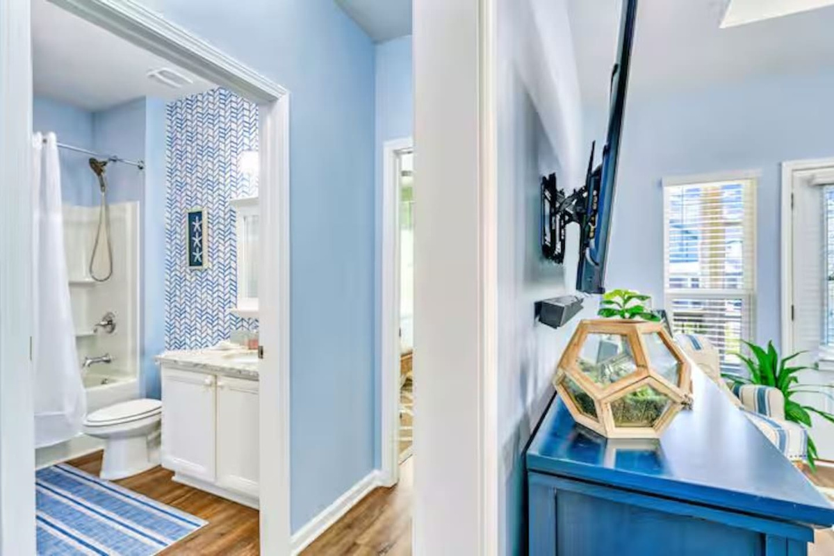 Bright, spacious hallways connect every room, creating an open and welcoming flow throughout the home
