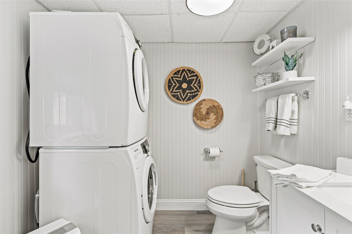 Washer /dryer on lower level