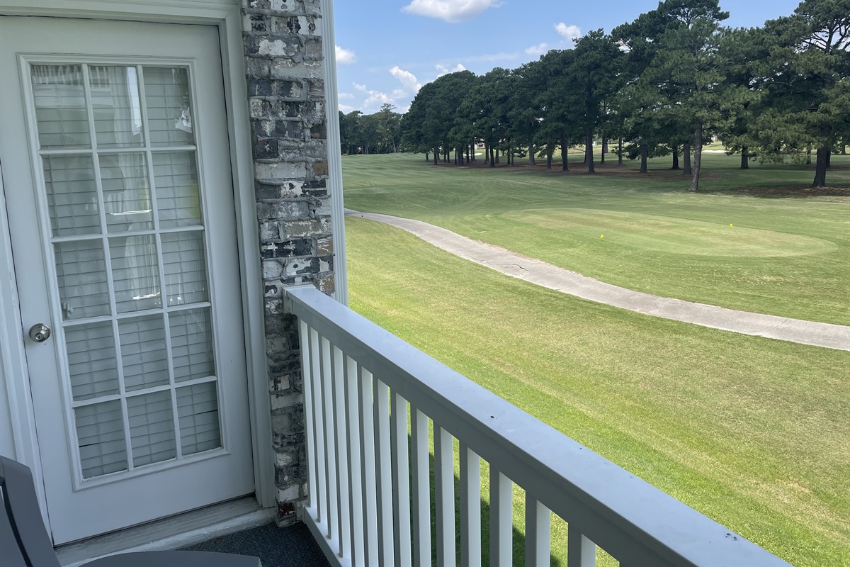View of fairway from Condo