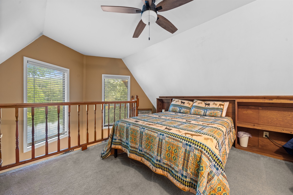 Sleeping in the loft