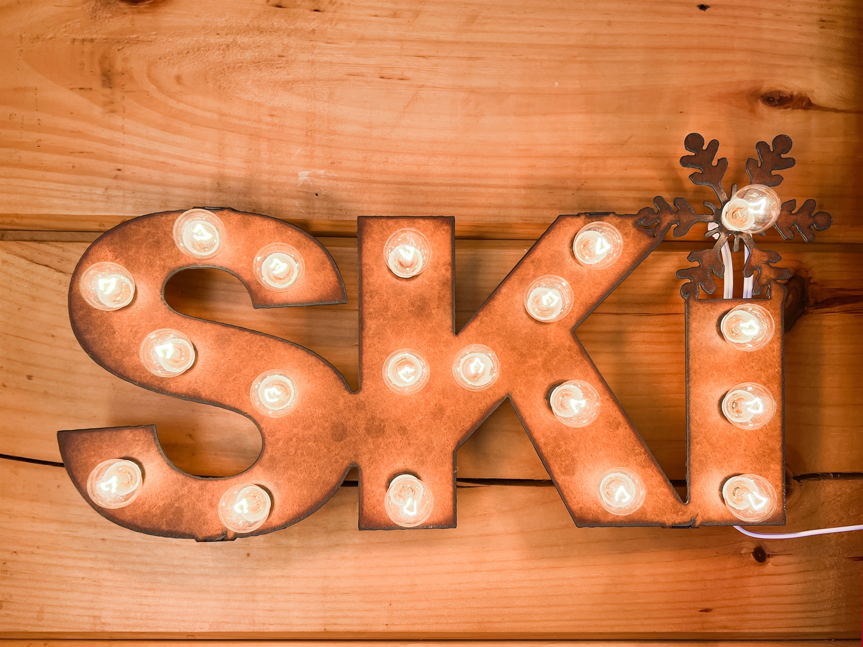 Main Floor Master Suite Ski Sign